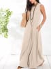 Kleid in Beige