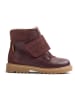 Leder-Winterboots in Braun