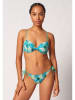 Biustonosz bikini w kolorze turkusowo-niebieskim