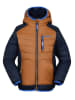 Ganzjahres-Steppjacke "Caspian"  in Hellbraun/ Dunkelblau