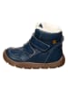 Leren barefootwinterboots donkerblauw
