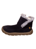 Leren winterboots donkerblauw