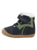 Leren boots donkerblauw
