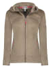 Fleecejacke "Uternel" in Taupe