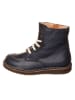 Leren boots donkerblauw