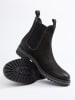 Leren chelseaboots zwart