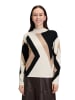 Sweter w kolorze kremowo-czarnym
