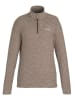 Fleecepullover "Sweethart Marl" in Hellbraun