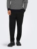 Spodnie chino "Miro" - Comfort fit - w kolorze czarnym