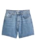 Spijkershort blauw