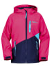 Regenjas "Hazel" roze/donkerblauw