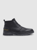 Leder-Boots in Schwarz