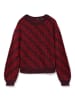 Sweter w kolorze bordowym