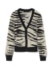 Vest zwart/beige