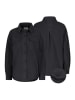 Corduroyblouse zwart