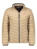 Doorgestikte jas "Carliteak" beige