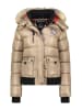 Doorgestikte jas "Bugseak" beige