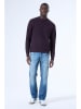 Sweter w kolorze granatowo-bordowym
