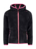 Fleecejacke in Schwarz
