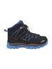 Skórzane buty trekkingowe "Rigel" w kolorze czarno-niebieskim
