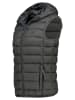 Doorgestikte bodywarmer "Vatikotal" donkergrijs