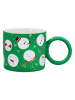 Kubek "Snowman" w kolorze zielonym - 350 ml