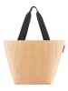 Shopper bag "M" w kolorze beżowym - 51 x 30,5 x 26 cm