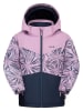 Winterjas "Lyra" lichtroze/donkerblauw