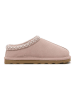 Leren pantoffels lichtroze
