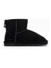 Leder-Winterboots in Schwarz
