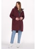 Parka w kolorze bordowym