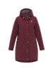 Parka w kolorze bordowym
