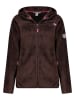 Fleece vest "Uternel" donkerbruin