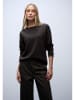 Sweatshirt in Braun
