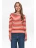 Trui beige/rood