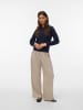 Blouse wit/beige
