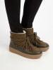 Winterboots donkergroen