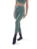 Legginsy sportowe "Mya" w kolorze khaki