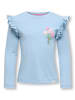 Longsleeve "Sylvia" in Hellblau