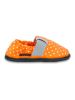 Pantoffels "Roy - Punkte" oranje/grijs