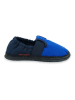 Pantoffels "Roy" blauw/zwart