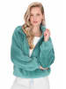 Fleece vest turquoise