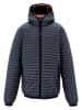 Doorgestikte jas "Rigain" donkerblauw