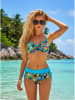 Bikini w kolorze turkusowym ze wzorem