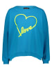 Bluza "Heart Love" w kolorze niebieskim