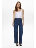 Spijkerbroek - wide leg - donkerblauw
