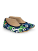 Pantoffels "Happy" zwart