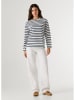 Longsleeves "Marlen" wit/zwart