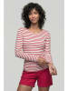 Longsleeve "Bertha" rood/wit