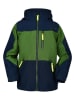 Regenjas "Axel" donkerblauw/groen